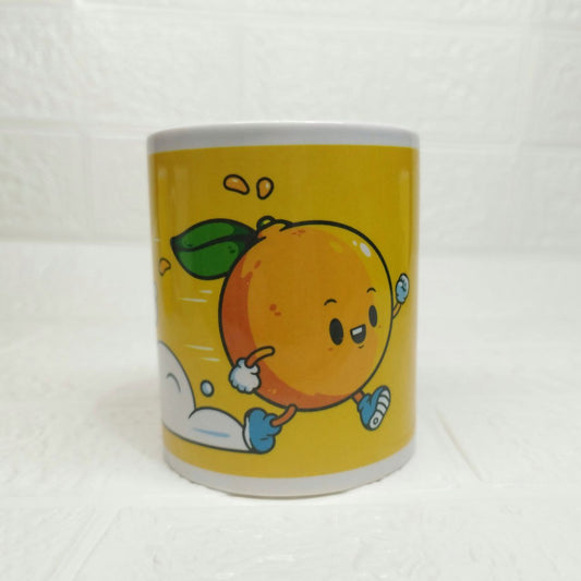 Taza Corre que se le van las vitaminas